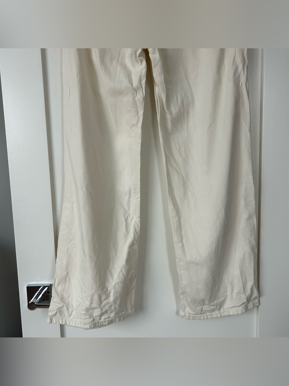 Rag & Bone Logan Mid-Rise Wide Leg in Ecru Size 27 - Picture 9 of 16